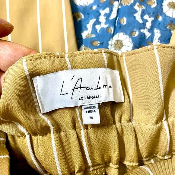 L’Academie paper bag waist pants - Picture 4 of 6